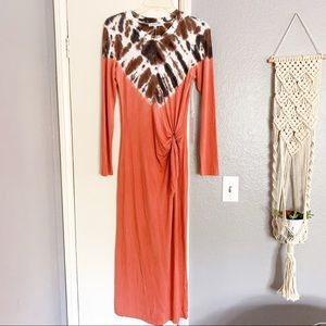 NEW Young & Fabulous Broke Tie Dye Maxi Dress Small /NWT womans Anthropologie